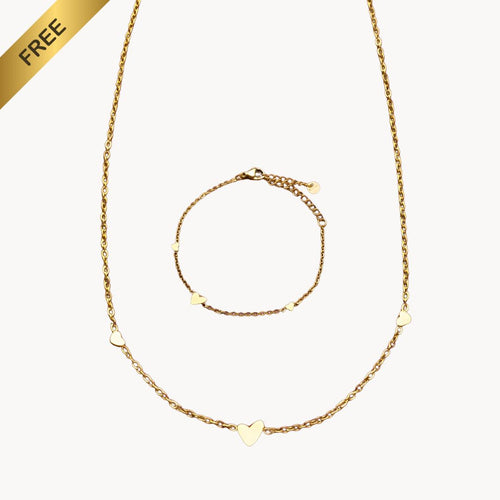 🎁 Free Heart Set (Necklace + Bracelet)